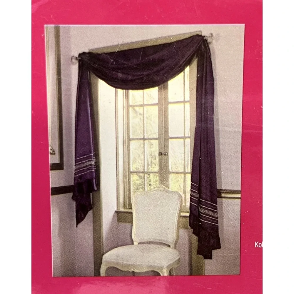 Candie's Avril Purple One Window Scarf - 40